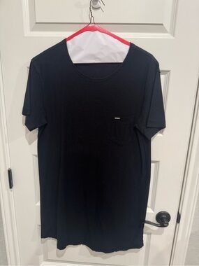 Diesel Black Short Sleeve Pocket Tee